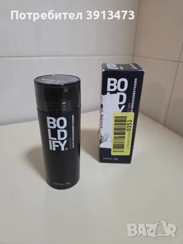 Чисто нов продукт за мигновено сгъстяване на косата BOLDIFY Hair Thickening Fibers (влакна за коса)