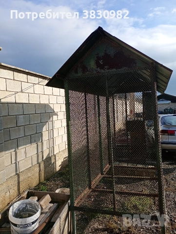 Продавам метален кош за съхранение на цавевица или за отглеждане на животни , снимка 3 - За птици - 52565117