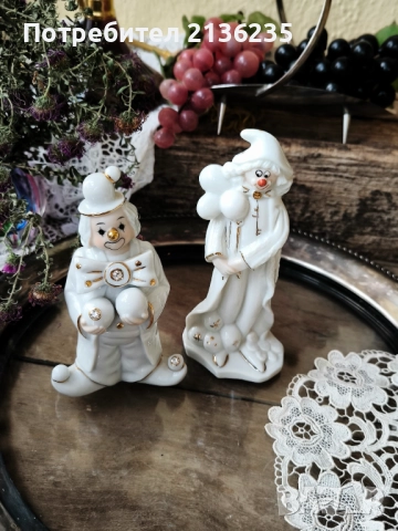 Комплект порцеланови фигурки Клоуни , снимка 5 - Колекции - 51880425