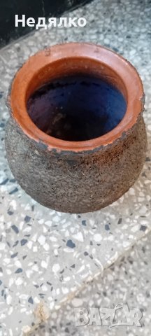 Стара бг авторска керамика,ваза,подписана, снимка 3 - Декорация за дома - 42598678