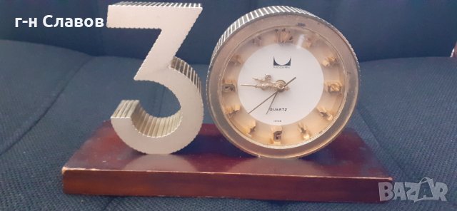 Юбилеен Часовник - плътен месинг ЯПОНСКИ 1970 г., снимка 7 - Мъжки - 35014399