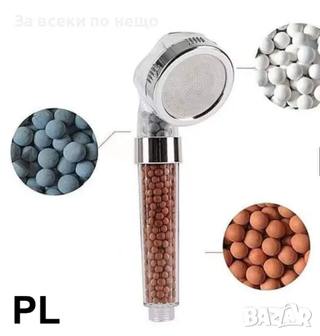 СПА душ слушалка с германиий и турмалин.