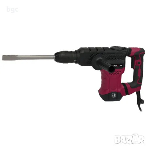 НОВ  Къртач Steinhaus PRO-DH18J 1300W, 4100 BPM, 18J, Патронник SDS-MAX, kitbox, Длето и шило, снимка 7 - Други инструменти - 49469612