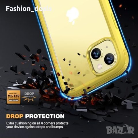Нов защитен калъф кейс гръб за телефон iPhone 15 6.1 инча Айфон с протектор за екран , снимка 3 - Калъфи, кейсове - 42242097