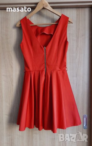 ROCO - червена рокля, снимка 2 - Рокли - 40530017