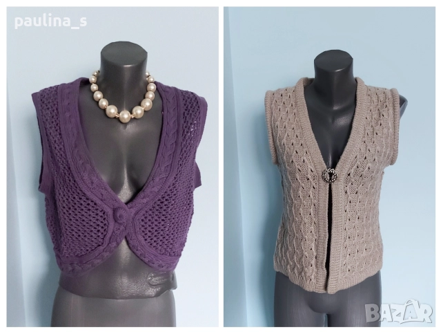 Два различни броя / Винтидж дамски елек "Zero" и "Poly Acryl" 