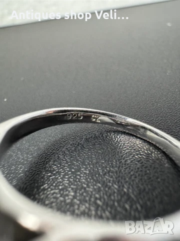 Сребърен пръстен с циркони №7094, снимка 6 - Пръстени - 50791986
