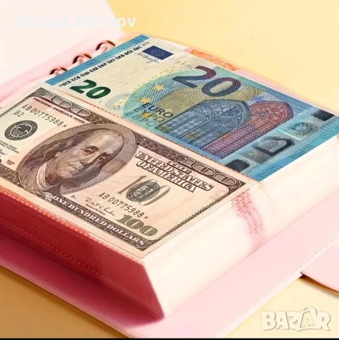 Класьор/Албум за 200бр. банкноти, снимка 4 - Нумизматика и бонистика - 53927880