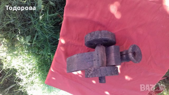 Старинно копие на дървен топ, снимка 8 - Антикварни и старинни предмети - 30219438