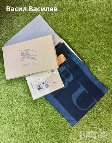Мъжки шал Burberry, снимка 3 - Други - 38557778