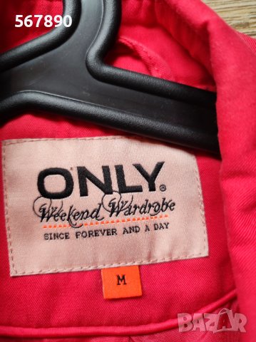 Шлифер Only розов, снимка 3 - Шлифери - 39874798