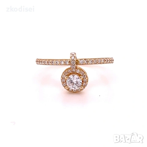 Златен дамски пръстен 1,79гр. размер:54 14кр. проба:585 модел:36337-3