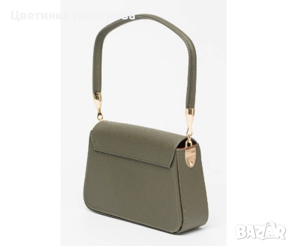 Малка дамска кожена чанта с тик-так закопчаване, снимка 12 - Чанти - 54007999