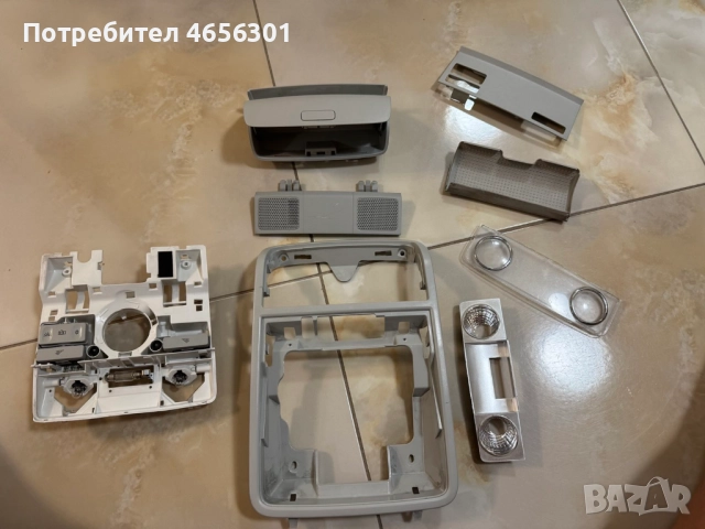 Комплект централен преден плафон+стойка за очила за Vw Golf 5 само за 80лв. 1k0867489 1K0947105G, снимка 2 - Части - 52487249