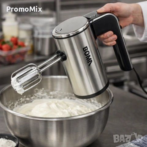 Професионален миксер Boma BM1632 650W Ръчен миксер 