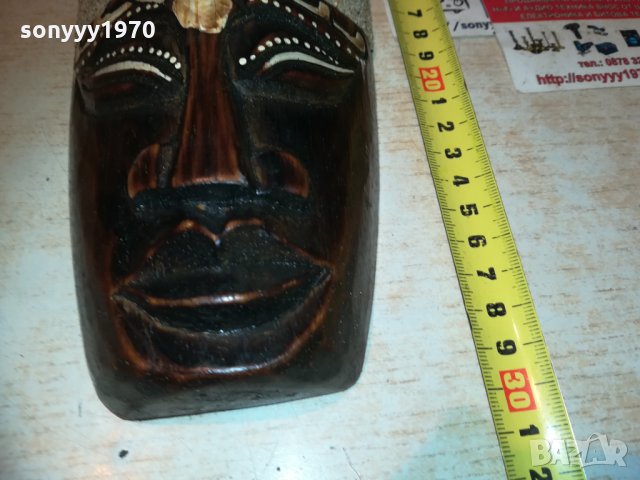 Маска за стена от дърво 30см 3012201823, снимка 9 - Колекции - 31261940