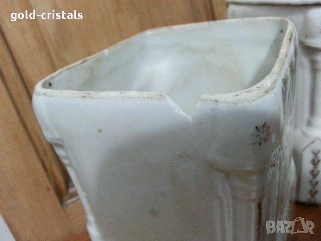 Стар български порцелан буркани за подправки, снимка 6 - Антикварни и старинни предмети - 34949449