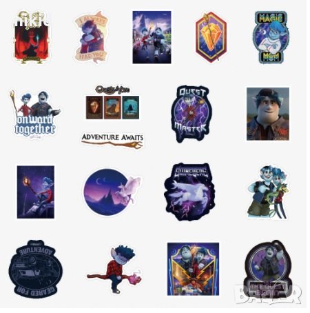 25 бр Напред филм самозалепващи лепенки стикери за украса декор картонена торта и др, снимка 3 - Други - 31028917