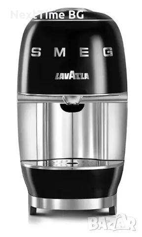 КАФЕМАШИНА лаваца Lavazza SMEG BLACK+12 кут. капсули , снимка 2 - Кафемашини - 55930575