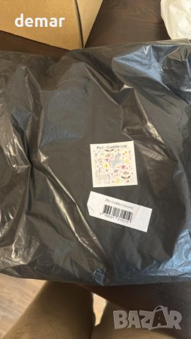 Kavee Легло за гушкане за морско свинче, удобен памук и полар, машинно пране, 25см диаметър, снимка 7 - За гризачи - 44264802