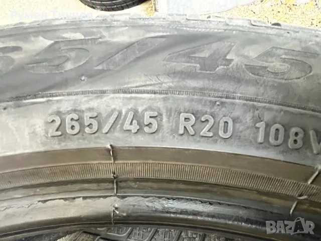 4 бр зимни гуми 265-45-20, снимка 4 - Гуми и джанти - 56160667