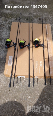  Комплект 3 пръчки FL STRATEGIST 300 3.75LIBRI. 3 Макари FL YF 9000., снимка 6 - Въдици - 53999311