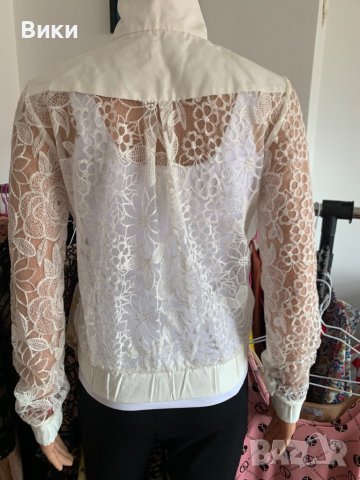 Alessa Алеса бяло яке от дантела, снимка 7 - Якета - 40816707