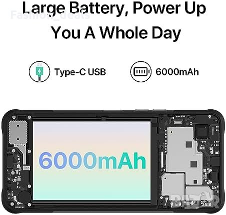 Нов Смартфон UMIDIGI G5 Mecha 16GB RAM 6000mAh Dual SIM 4G телефон, снимка 3 - Други - 42849939