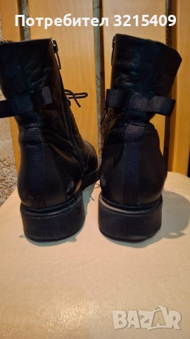 Daniele Bilardo италиански дамски зимни боти, ботуши естествена кожа , снимка 5 - Дамски боти - 52425719