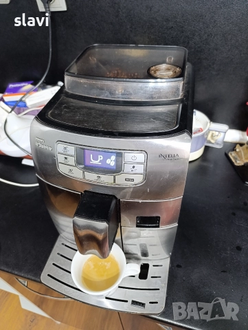 Кафемашина робот Saeco Intelia, снимка 14 - Кафемашини - 52712959