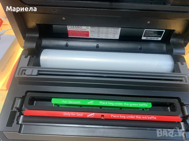 Мощна Вакуумираща Машина 140W / 95Kpa / Автоматично разпознаване на мокра/суха храна, снимка 12 - Други - 52129313