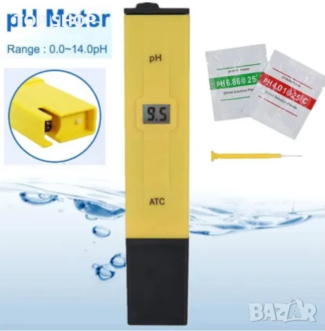 Дигитален Ph метър с калибрационни комплекти Neuftech, снимка 3 - Басейни и аксесоари - 48773323