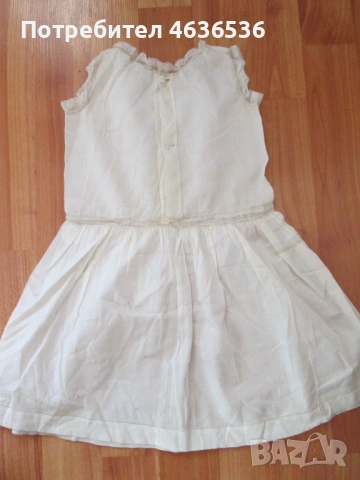 20-те год. детска рокля, бродерия и дантела, снимка 7 - Други ценни предмети - 53272465