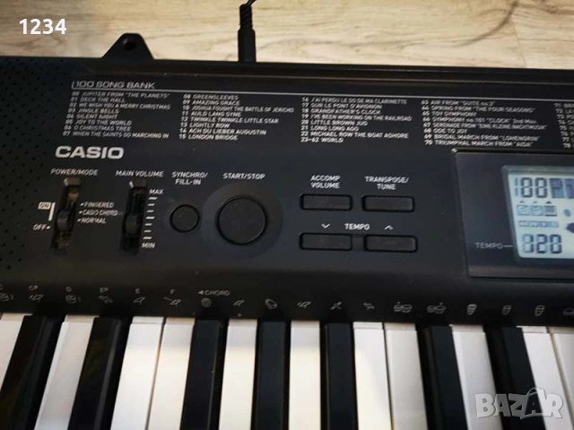 синтезатор клавир пиано CASIO CTK-1150 с 5 октави и плътни клавиши, снимка 5 - Синтезатори - 53949342