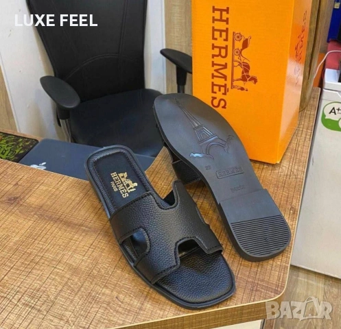 Hermes ⚜️Дамски Чехли , снимка 2 - Чехли - 53875379