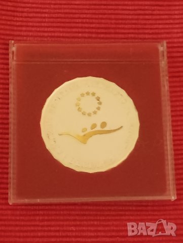 Плакет Пет години програма Леонардо да Винчи. , снимка 3 - Нумизматика и бонистика - 42699077