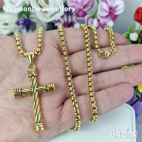 Мъжко колие „Кръст – класически“