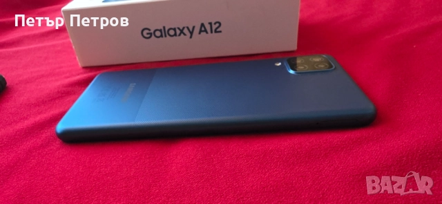 Samsung Galaxy A12 64GB Blue ПЪЛЕН КОМПЛЕКТ!-разпечатан за снимките!, снимка 7 - Samsung - 51923932