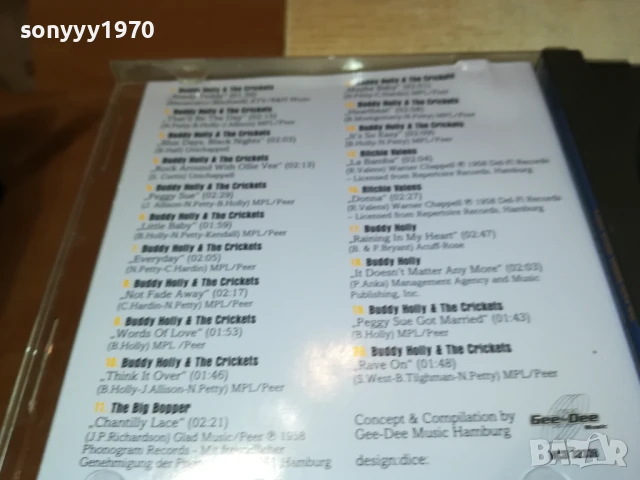 BUDDY HOLLY CD 0507251940, снимка 7 - CD дискове - 50919786