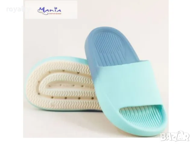 Олекотени унисекс чехли в преливащи цветове, снимка 2 - Чехли - 49960160