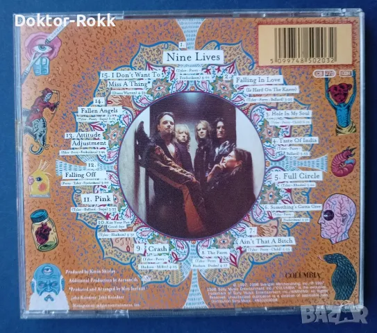 Aerosmith - nine lives 1998 CD, снимка 2 - CD дискове - 49753393