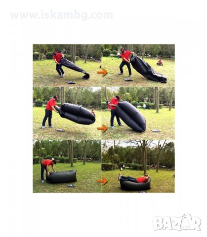 САМОНАДУВАЩ СЕ ДЮШЕК, ЛЕГЛО, ШЕЗЛОНГ, БАРБАРОН LAZY BAG - код 1455, снимка 9 - Други - 34013374