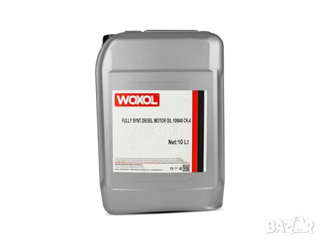 Синтетично дизелово моторно масло WOXOL 10W40 CK-4 10L