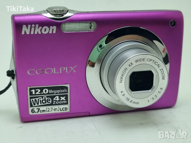Nikon COOLPIX S3000 Purple – 12MP CCD Digital Camera | 4x Optical Zoom , снимка 9 - Фотоапарати - 56455166
