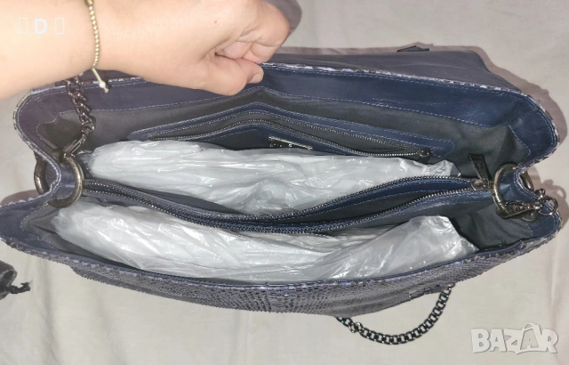 PHILIPP PLEIN оригинална ПИТОН ХЛ чанта, снимка 5 - Чанти - 53931221