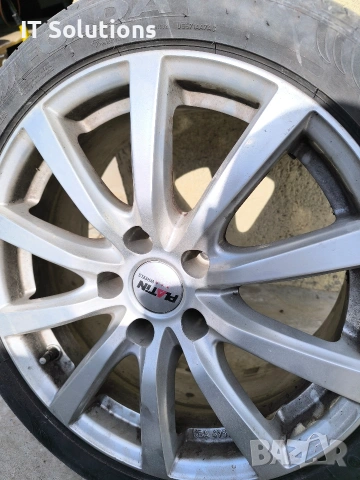 Джанти с летни гуми 7.5Jx17" 5x112 ET28, снимка 2 - Гуми и джанти - 54157916