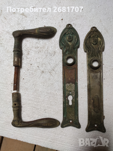 Много стара дръжка за врата, снимка 4 - Антикварни и старинни предмети - 36430184