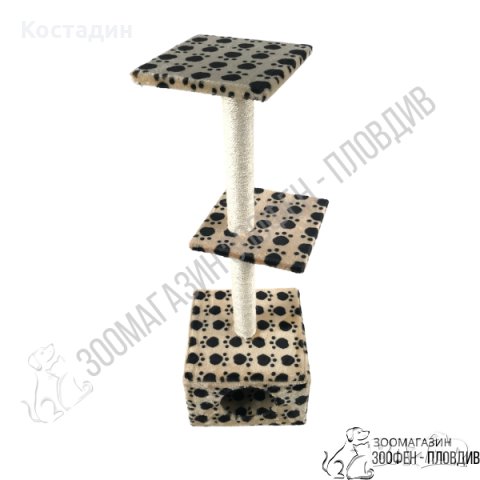 SpecialCat - Катерушка/Драскало за Коте/Котка - 37/37/108см, снимка 2 - За котки - 31790799