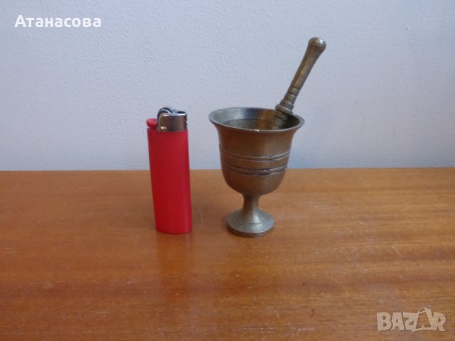 Малко хаванче с пестик хаван 1940 г, снимка 1 - Антикварни и старинни предмети - 44244366