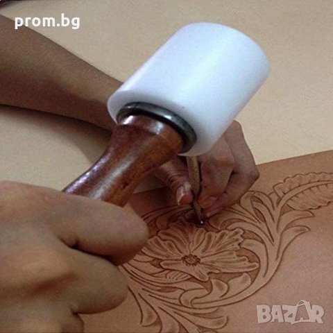 кожарски, сарашки чук от тефлон и дърво, 2 модела, снимка 4 - Други инструменти - 31162587